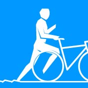 london 2012 olympic pictogram triathlon