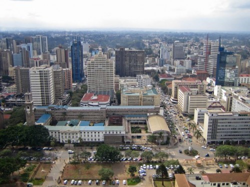 Nairobi CBD area Kenya