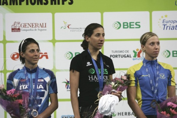 Lisa Nordéns första pallplats på EM var i Lissabon 2008